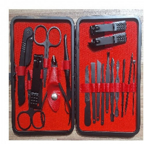 SET DE MANICURE Y PEDICURE 19 PZ (250/100 UND X CAJA) YXQ-0093